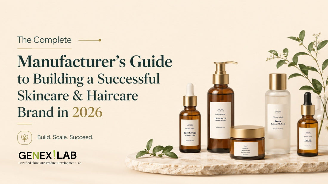 The Complete Manufacturer's Guide to Building a Successful Skincare & Haircare Brand in 2026