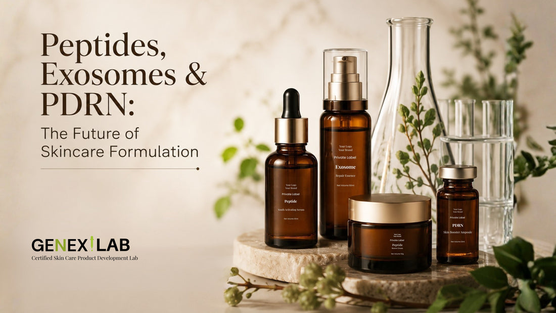 Peptides, Exosomes & PDRN: The Future of Skincare Formulation