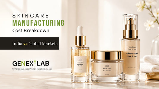 Skincare Manufacturing Cost Breakdown: India vs Global Markets