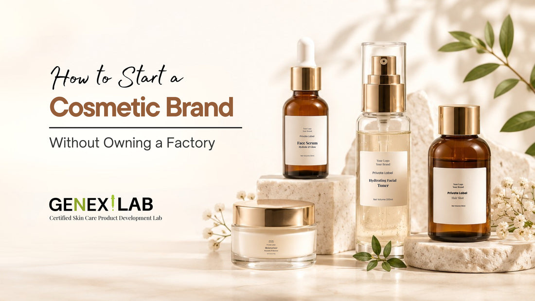 How to Start a Cosmetic Brand Without Owning a Factory