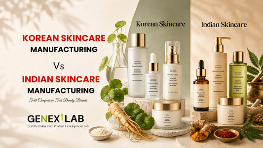 Korean Skincare Manufacturing vs Indian Manufacturing: Full Comparison for Beauty Brands