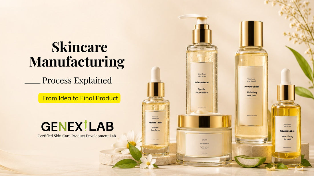 Skincare Manufacturing Process Explained: From Idea to Final Product