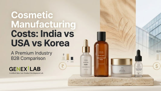 Cosmetic Manufacturing Cost Breakdown: India vs USA vs Korea