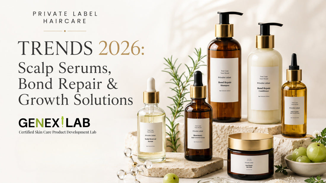 Private Label Haircare Trends 2026: Scalp Serums, Bond Repair & Growth Solutions