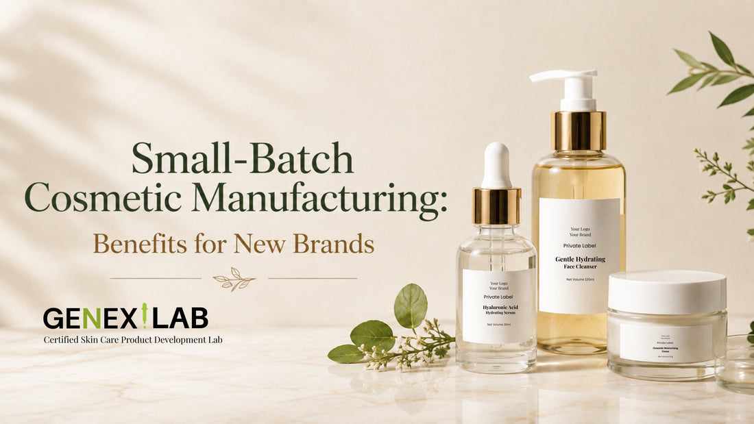 Small-Batch Cosmetic Manufacturing: Benefits for New Brands