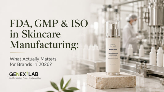 FDA, GMP & ISO in Skincare Manufacturing: What Actually Matters for Brands in 2026?