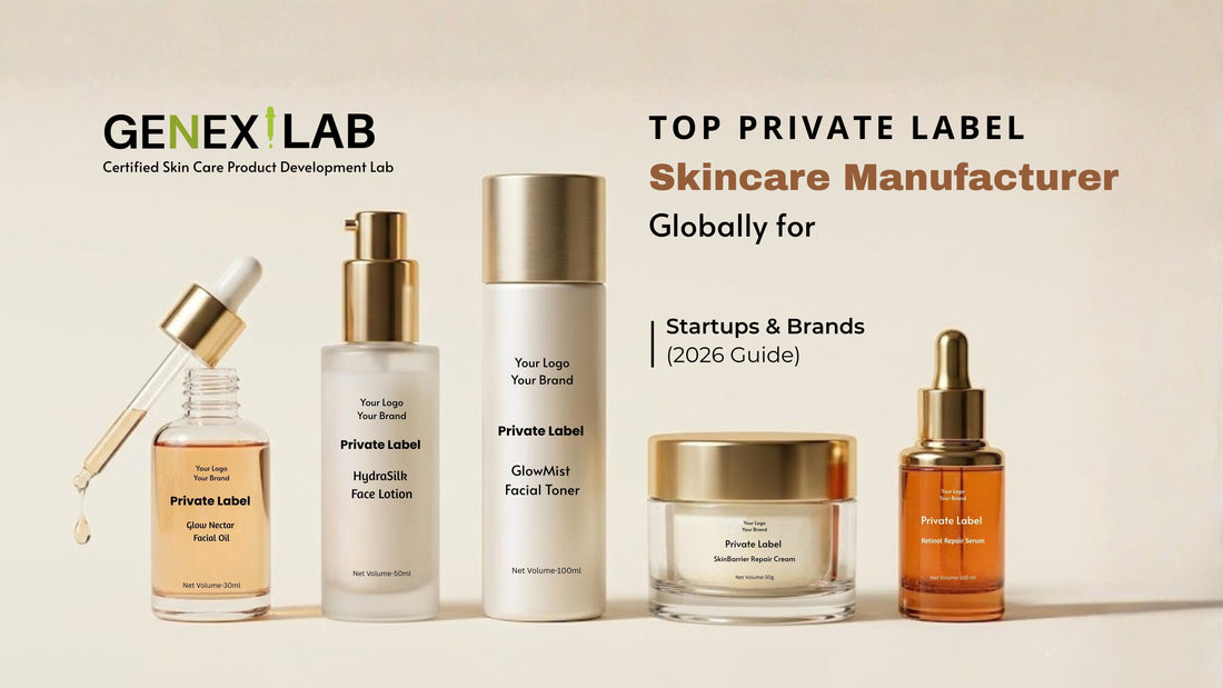 Top Private Label Skincare Manufacturer Globally for Startups & Brands (2026 Guide)