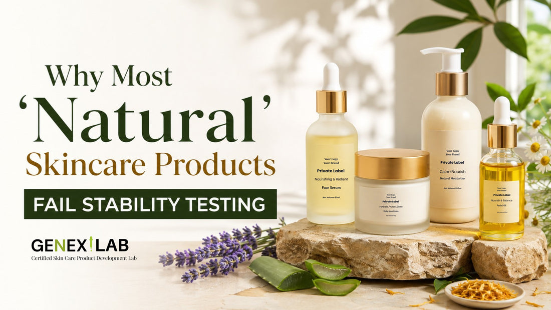 Why Most “Natural” Skincare Products Fail Stability Testing
